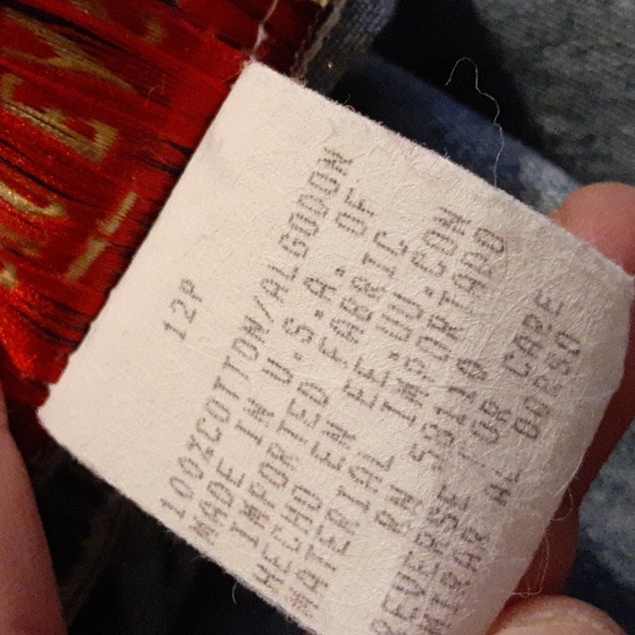 Vintage Denim Maxi Dress - USA Made - Picture 10 of 10